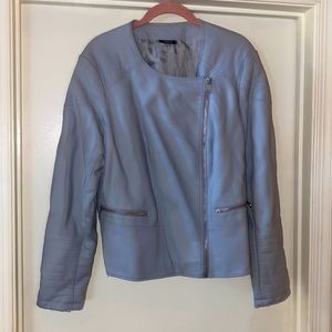 Apt 9 Faux Leather Bomber Jacket